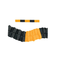 Beistle Packaged Leaf Party Garland - black & golden-yellow