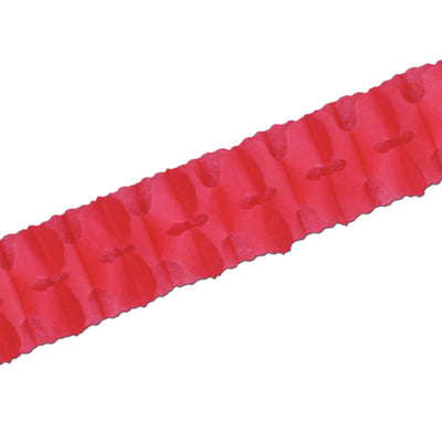 Beistle Packaged Party Leaf Garland - red