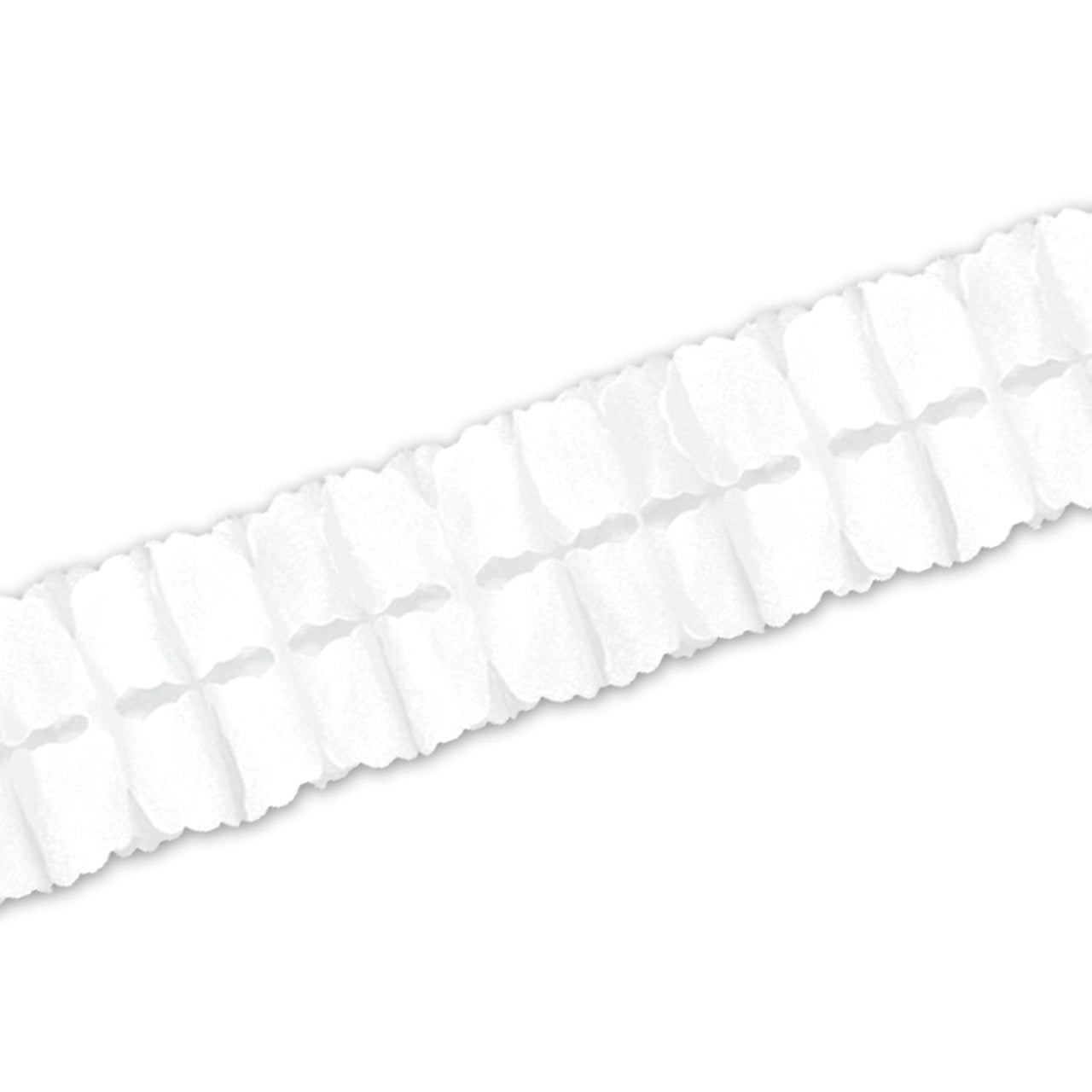 Beistle Packaged Party Leaf Garland - white