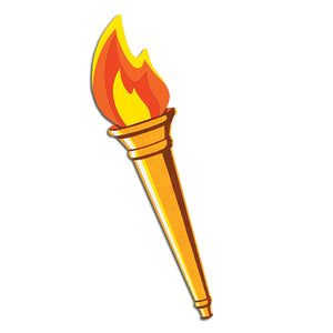 Beistle Torch Party Cutout