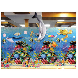 Bulk Luau Party Fish Cutouts (Case of 72) by Beistle