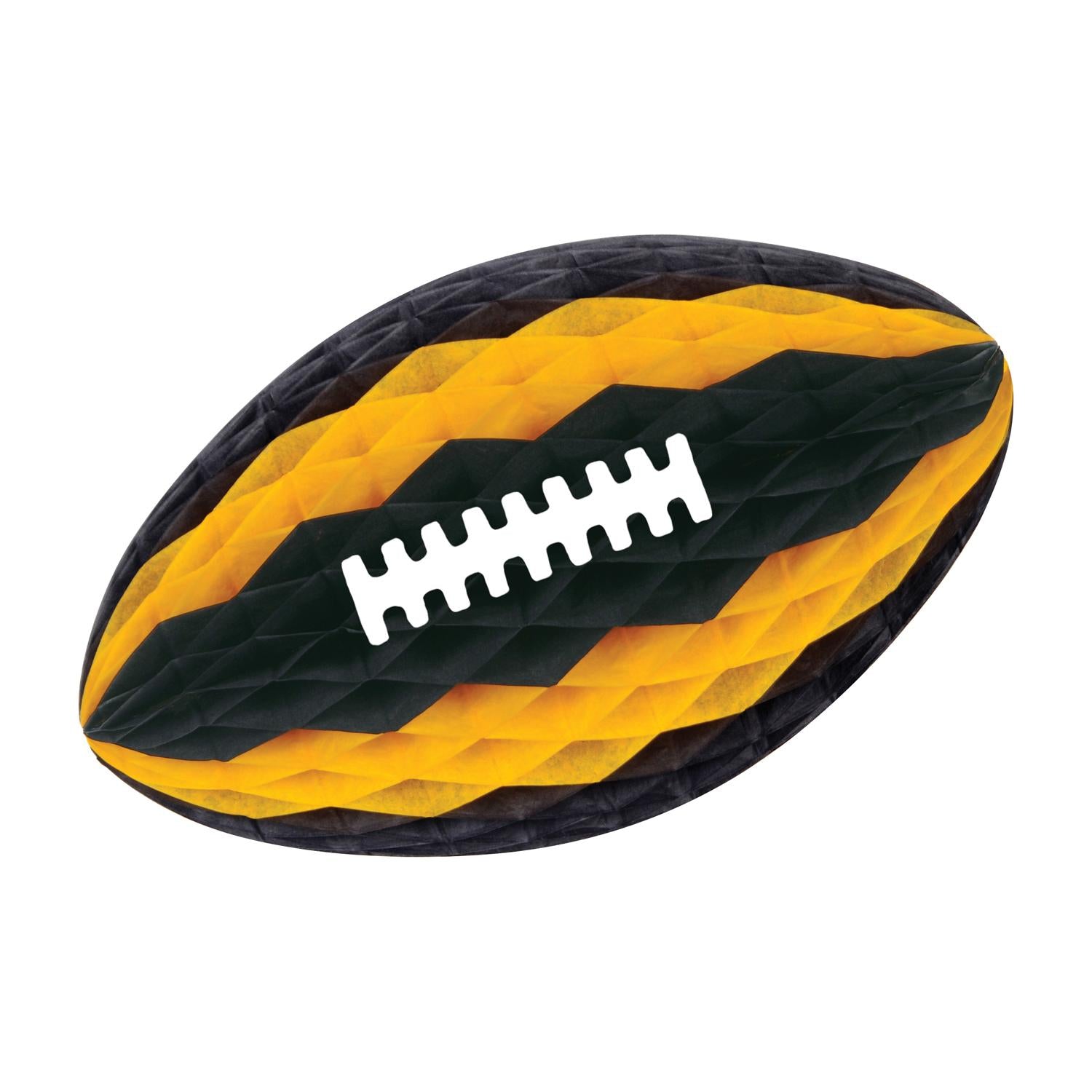 Beistle Packaged Party Tissue Football with Laces