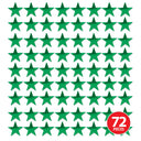 Party Decorations - Die-Cut Foil Star - green