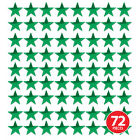 Party Decorations - Die-Cut Foil Star - green