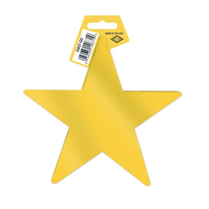 Bulk 5 inch Awards Night Gold Foil Star Decoration (Case of 72) by Beistle