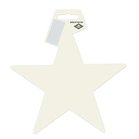 Party Decorations - Die-Cut Foil Star - white