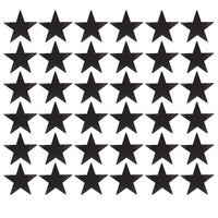 Awards Night Party Supplies - Die-Cut Foil Star - black