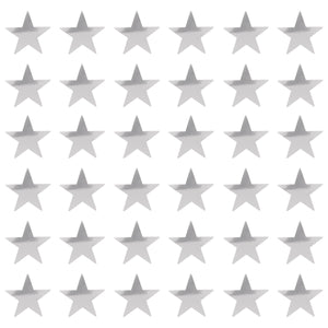 Awards Night Party Supplies - Die-Cut Foil Star - silver