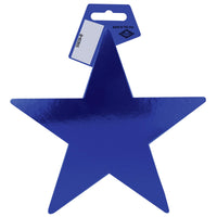 Party Decorations - Die-Cut Foil Star - blue