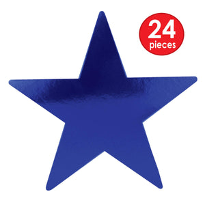 Party Decorations - Die-Cut Foil Star - blue