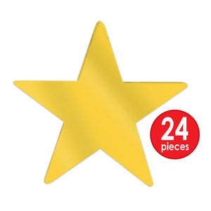 Bulk 12 inch Awards Night Gold Foil Star Decoration (Case of 24) by Beistle