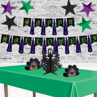 Party Decorations - 15 inch Die-Cut Foil Star- Black
