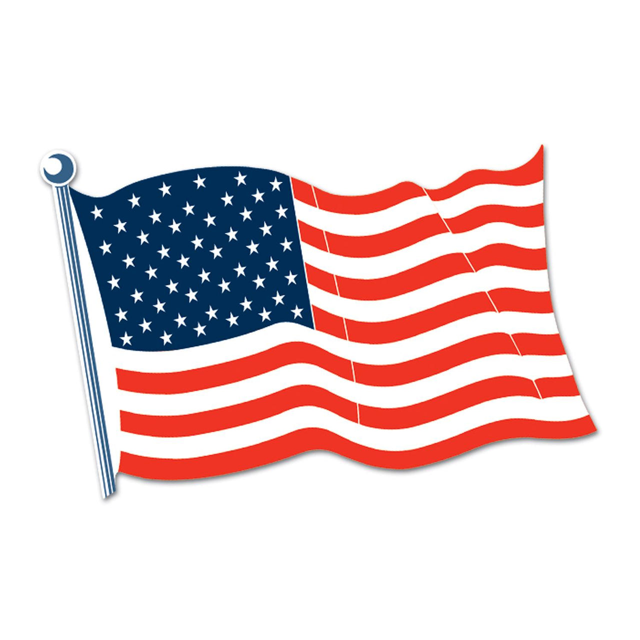 Beistle American Flag Party Cutout