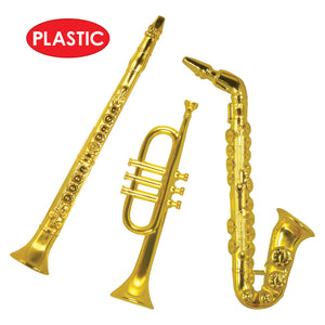 Gold Plastic Musical Instruments *1 SIDED*