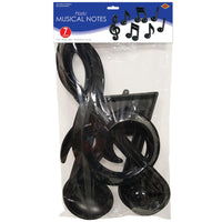 Rock and Roll Party Supplies - Plastic Musical Notes