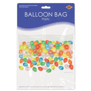 Packaged Plastic Balloon Bag - bag only