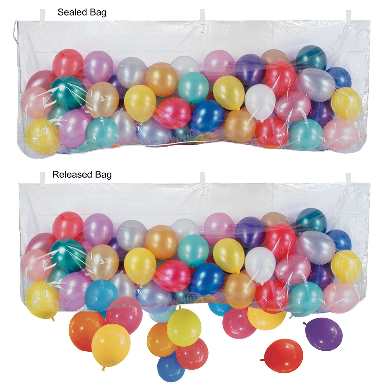 Plastic Balloon Bag with Balloons