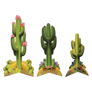 Beistle 3-D Cactus Party Centerpieces (12 Per Case)