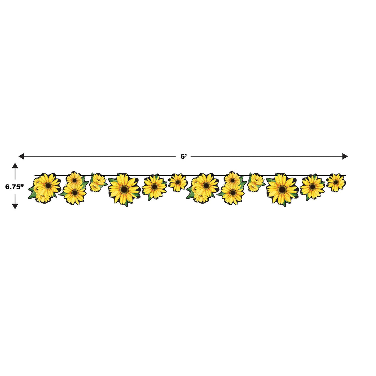 Beistle Sunflower Streamer