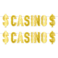 Bulk Foil Casino Streamer (12 Pkgs Per Case) by Beistle
