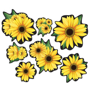 Beistle Sunflower Party Cutouts