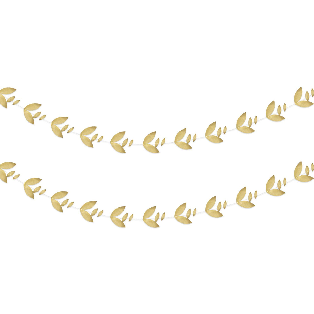 Bulk Gold Foil Leaves Garland (12 Pkgs Per Case) by Beistle
