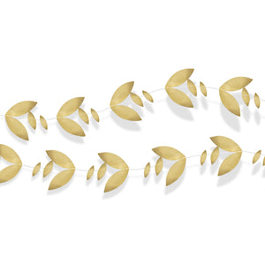 Beistle Gold Foil Leaves Party Garland (12 Per Case)