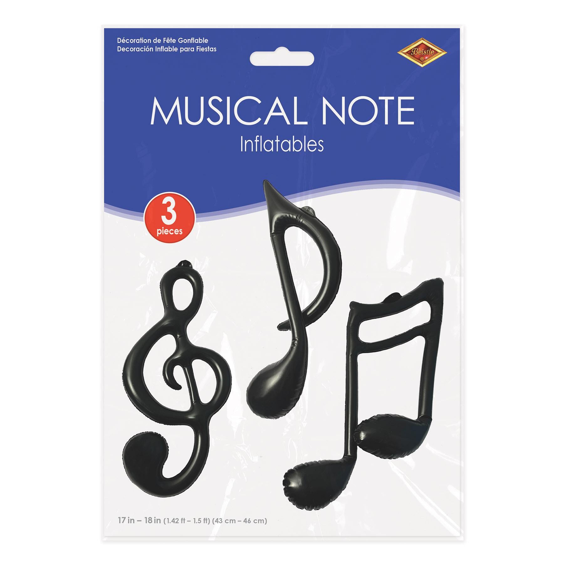 Beistle Inflatable Musical Notes Party Set (12 Per Case)