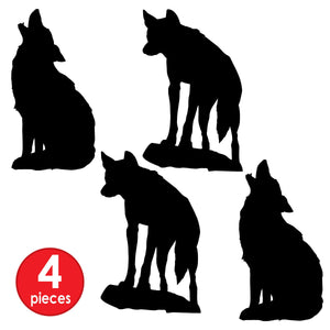 Bulk Coyote Silhouettes (12 Pkgs Per Case) by Beistle