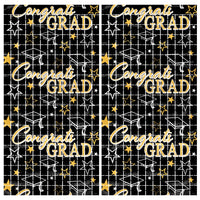 Bulk Congrats Grad Metallic Square Curtain (6 Pkgs Per Case) by Beistle