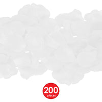 Bulk White Fabric Rose Petals (12 Pkgs Per Case) by Beistle