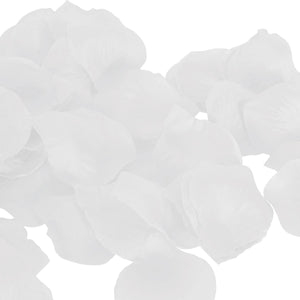 Beistle White Fabric Rose Petals (12 Per Case)