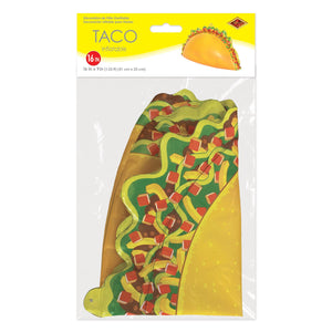 Bulk Inflatable Taco (12 Pkgs Per Case) by Beistle
