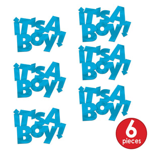 Bulk Jumbo It's A Boy Confetti (12 Pkgs Per Case) by Beistle
