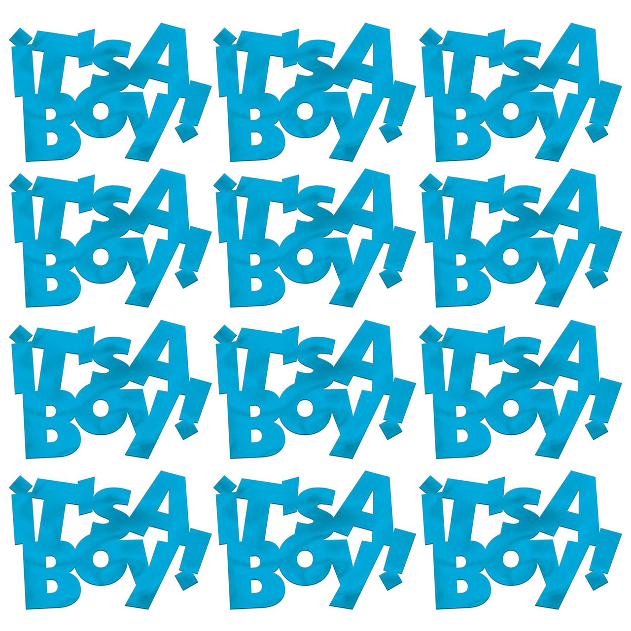 Bulk Jumbo It's A Boy Confetti (12 Pkgs Per Case) by Beistle