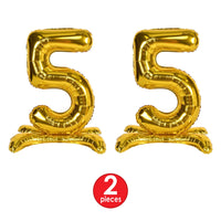 Bulk Self-Standing Balloon Number 5 (6 Pkgs Per Case) by Beistle