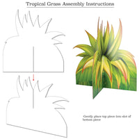 Beistle 3-D Tropical Grass Prop
