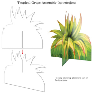 Beistle 3-D Tropical Grass Prop