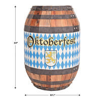 Beistle 3-D Oktoberfest Barrel Prop