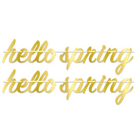 Beistle Foil Hello Spring Streamer