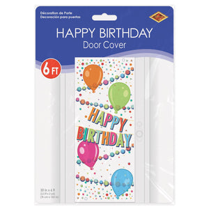 Bulk Happy Birthday Door Cover (12 Pkgs Per Case) by Beistle