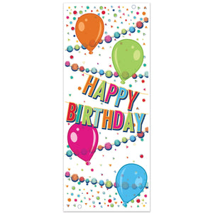 Beistle Happy Birthday Party Door Cover (12 Per Case)