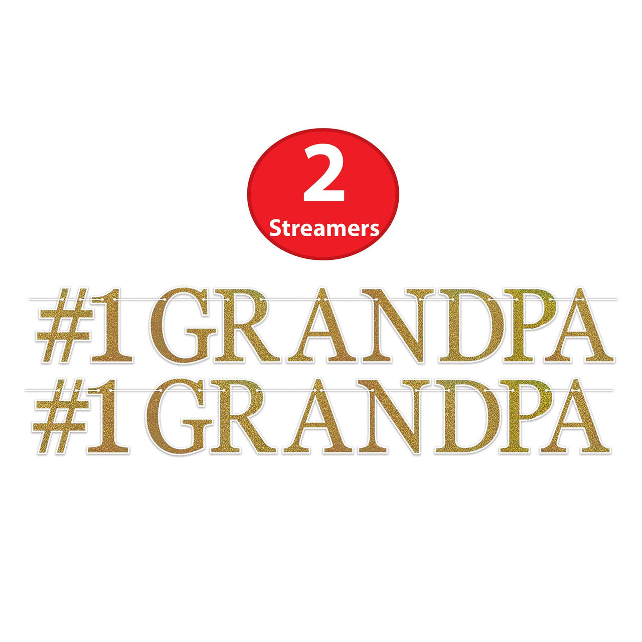 Beistle #1 Grandpa Streamer