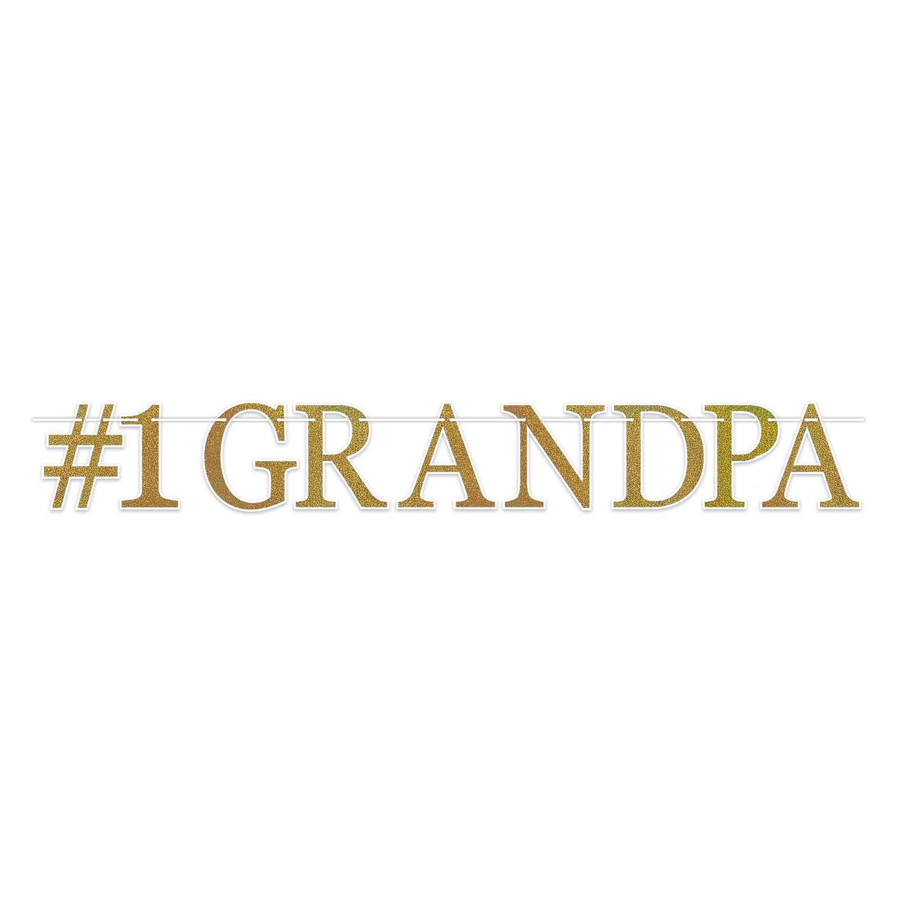 Beistle Grandparent's Day #1 Grandpa Streamer