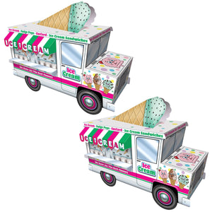Beistle 3-D Ice Cream Truck Centerpiece