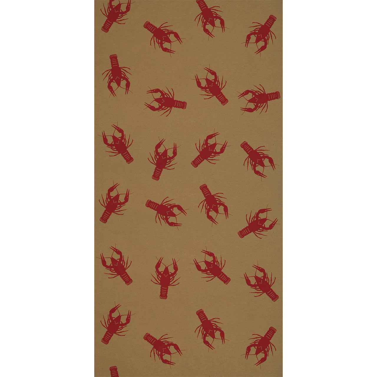 Beistle Mardi Gras Crawfish Kraft Paper Table Roll