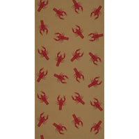 Beistle Mardi Gras Crawfish Kraft Paper Table Roll