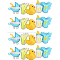 Bulk Baby Boy Balloon Streamers (6 Pkgs Per Case) by Beistle