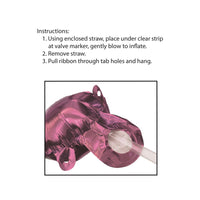 Bulk Baby Girl Balloon Streamers (6 Pkgs Per Case) by Beistle