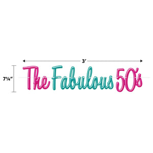 Beistle The Fabulous 50's Streamer